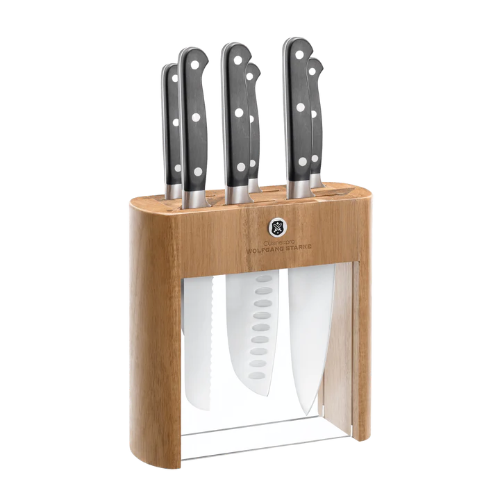 1029439 Cuisine::pro® Wolfgang Starke™ Knife Block 7 Piece