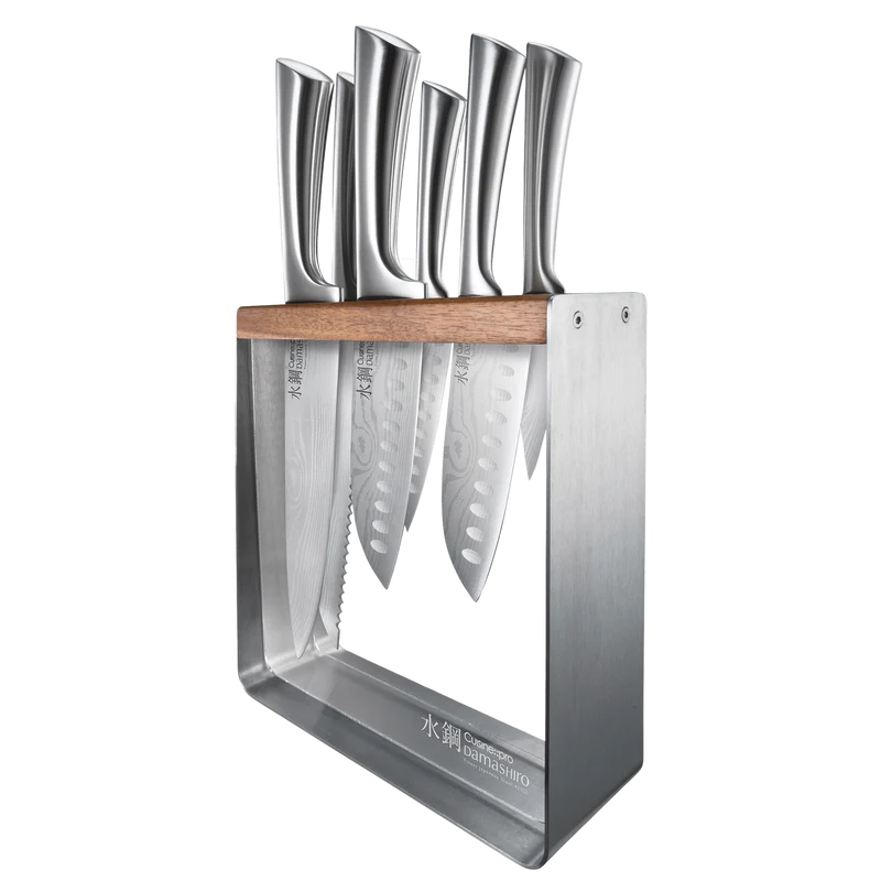 1032439 Cuisine::pro® Damashiro® Kinzoku 7 Piece Knife Block