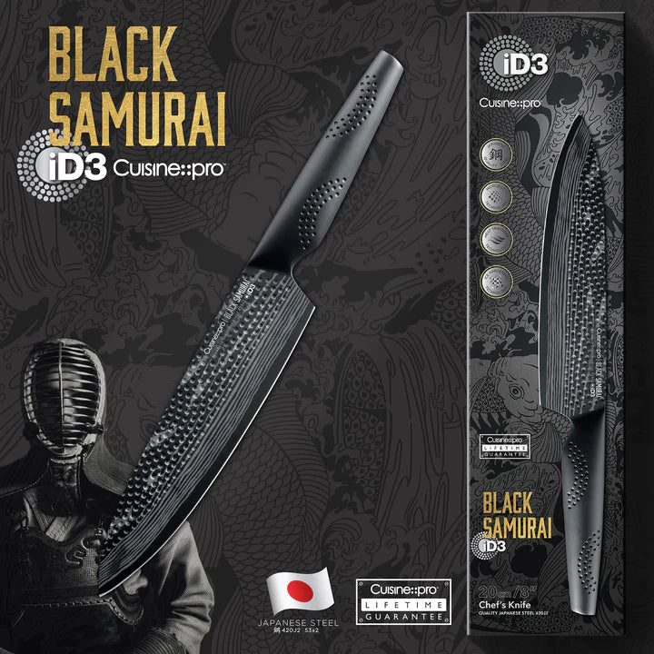 1034434 Cuisine::pro® iD3® Black Samurai™ Chefs Knife 20cm/8"