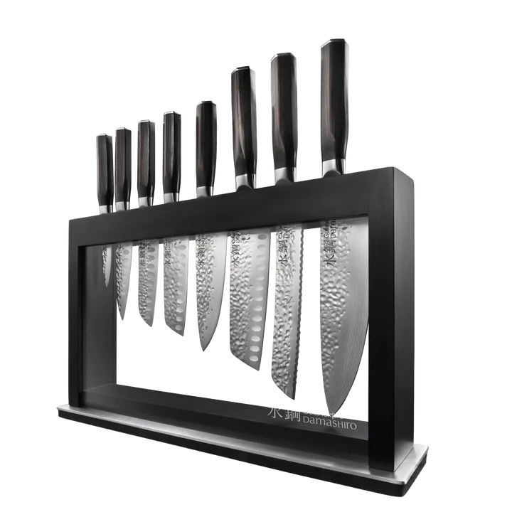 1034446 Cuisine::pro® Damashiro® Emperor Hisa 9 Piece Knife Block