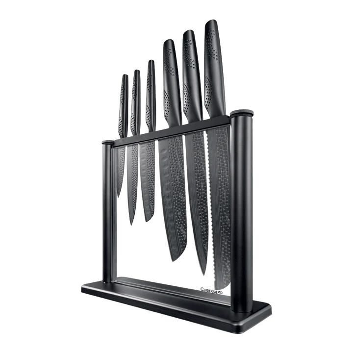 1034447 Cuisine::pro® iD3® Black Samurai™ Gozen Knife Block 7 Piece