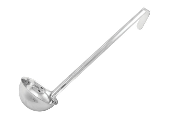 LDI-6 One-Piece Stainless Steel 6 oz LDI Series Serving Ladle With 12 1/2" Long Handle