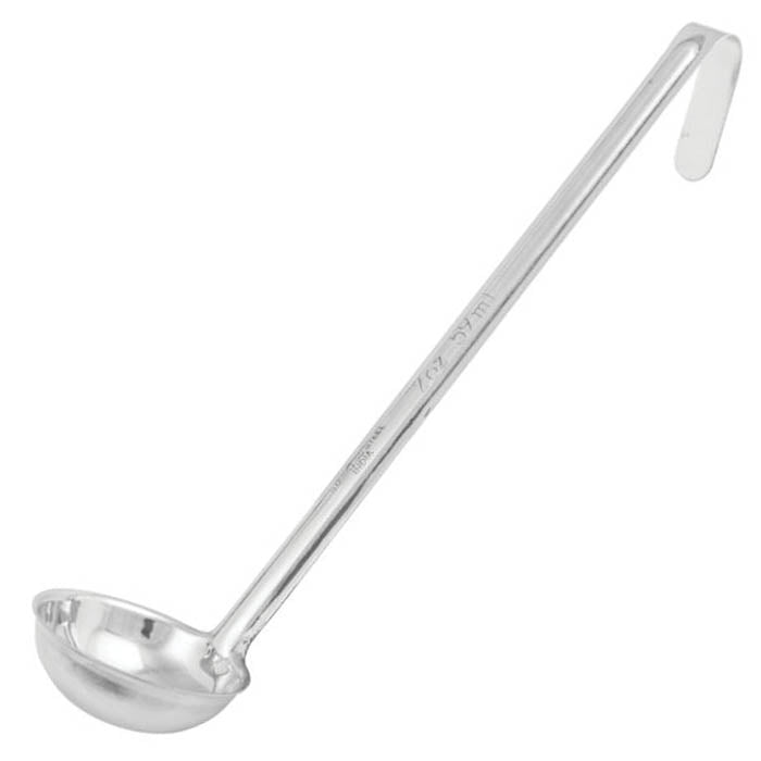 LDI-2 One-Piece Stainless Steel 2 oz LDI Series Serving Ladle With 10 1/4" Long Handle