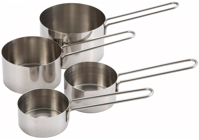 MCP-4P Stainless Steel 4 Piece Measuring Cup Set