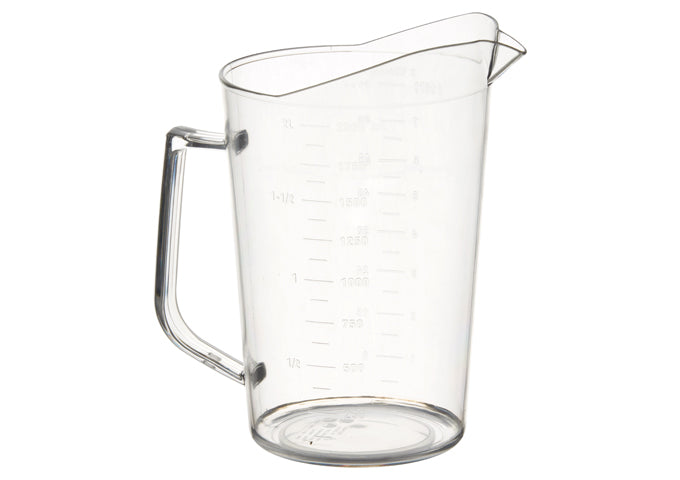 PMU-200 2 Quart Graduation Markings Clear Polycarbonate Measuring Cup