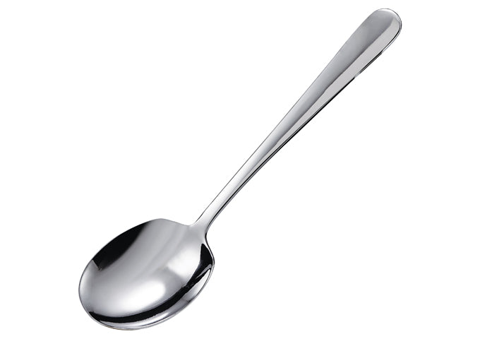 SRS-2 EA Windsor 8 5/8" Stainless Steel Berry Spoon with Round Edge