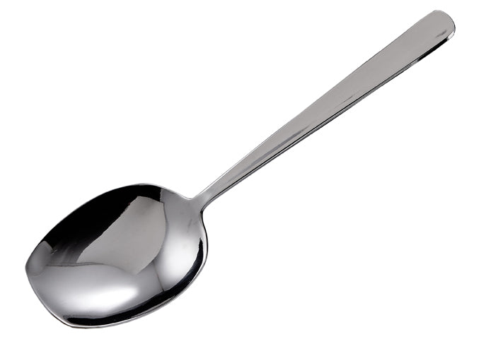 SRS-8 EA Windsor 8 1/4" Extra Heavy Stainless Steel Solid Serving Spoon