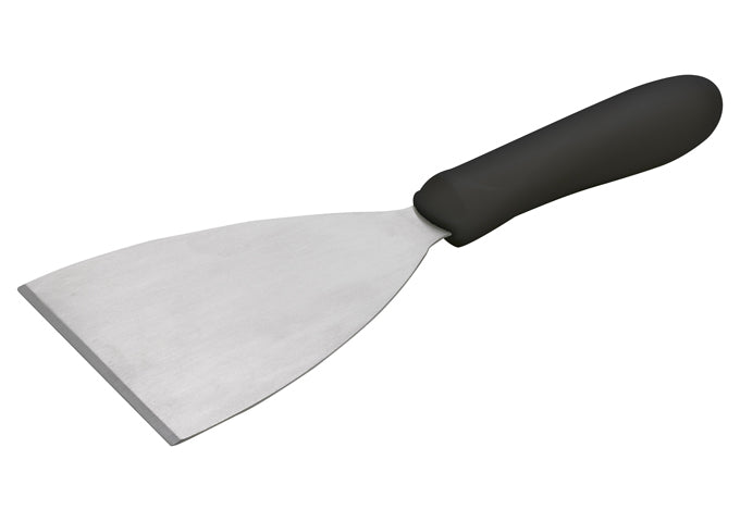 TKP-40 Stainless Steel Scraper with Black Ergo Handle