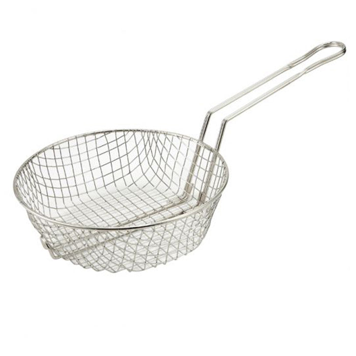 MSB-08 8 Inch Round Coarse Mesh Culinary Basket